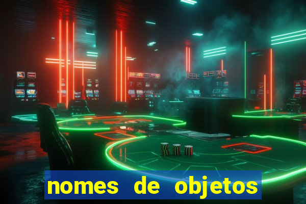 nomes de objetos de origem tupi guarani